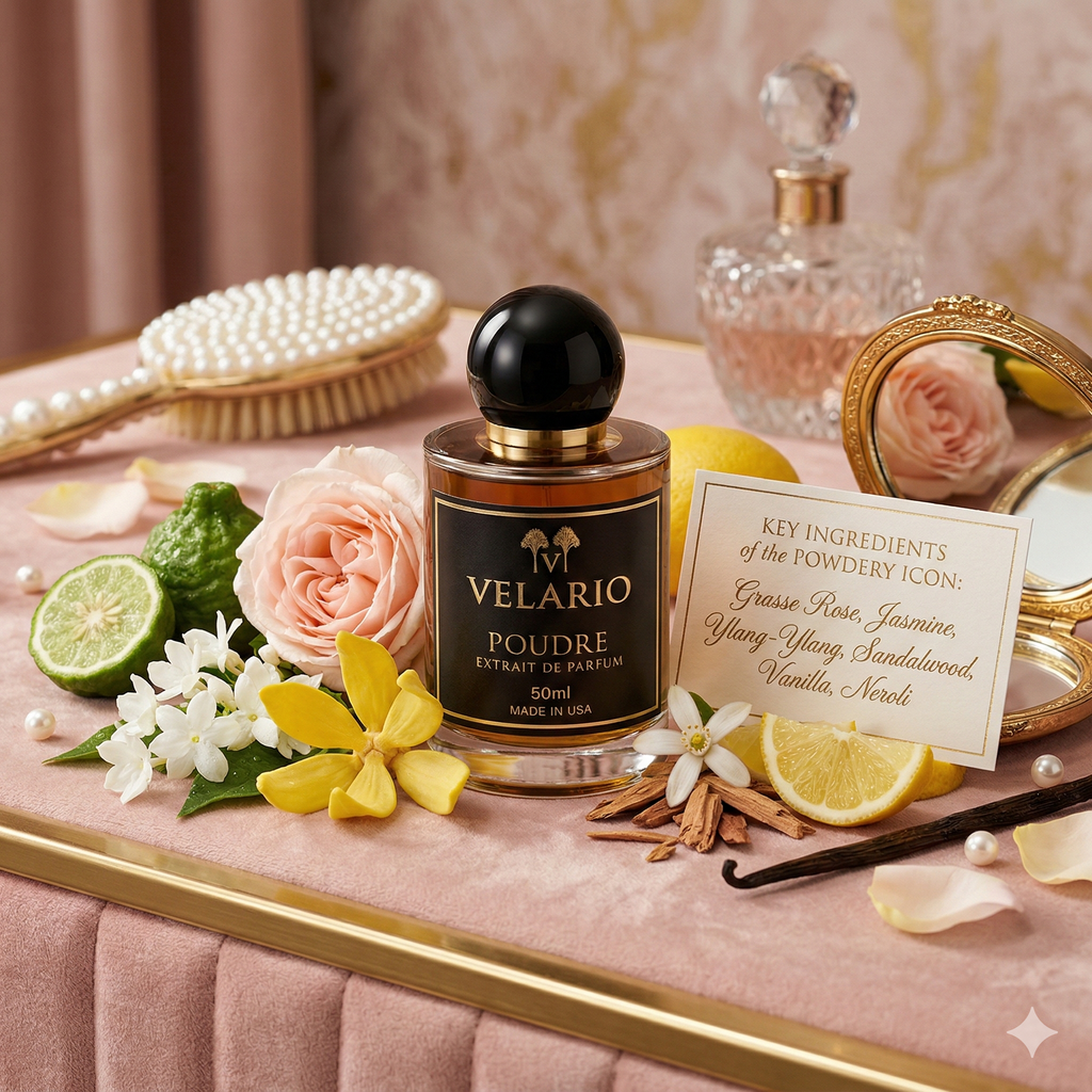 Velario Poudre inspirado en Chanel No 5