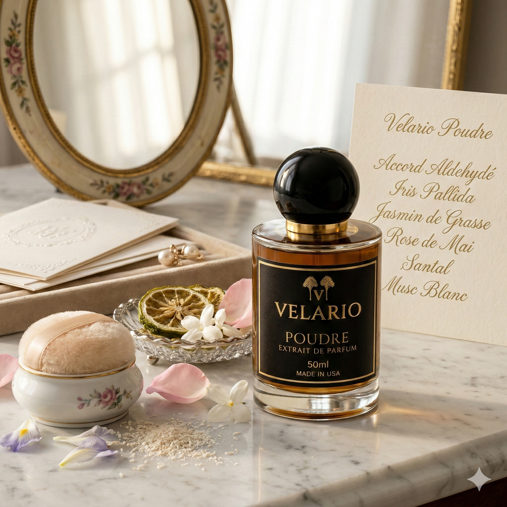 Velario Poudre inspirado en Chanel No 5