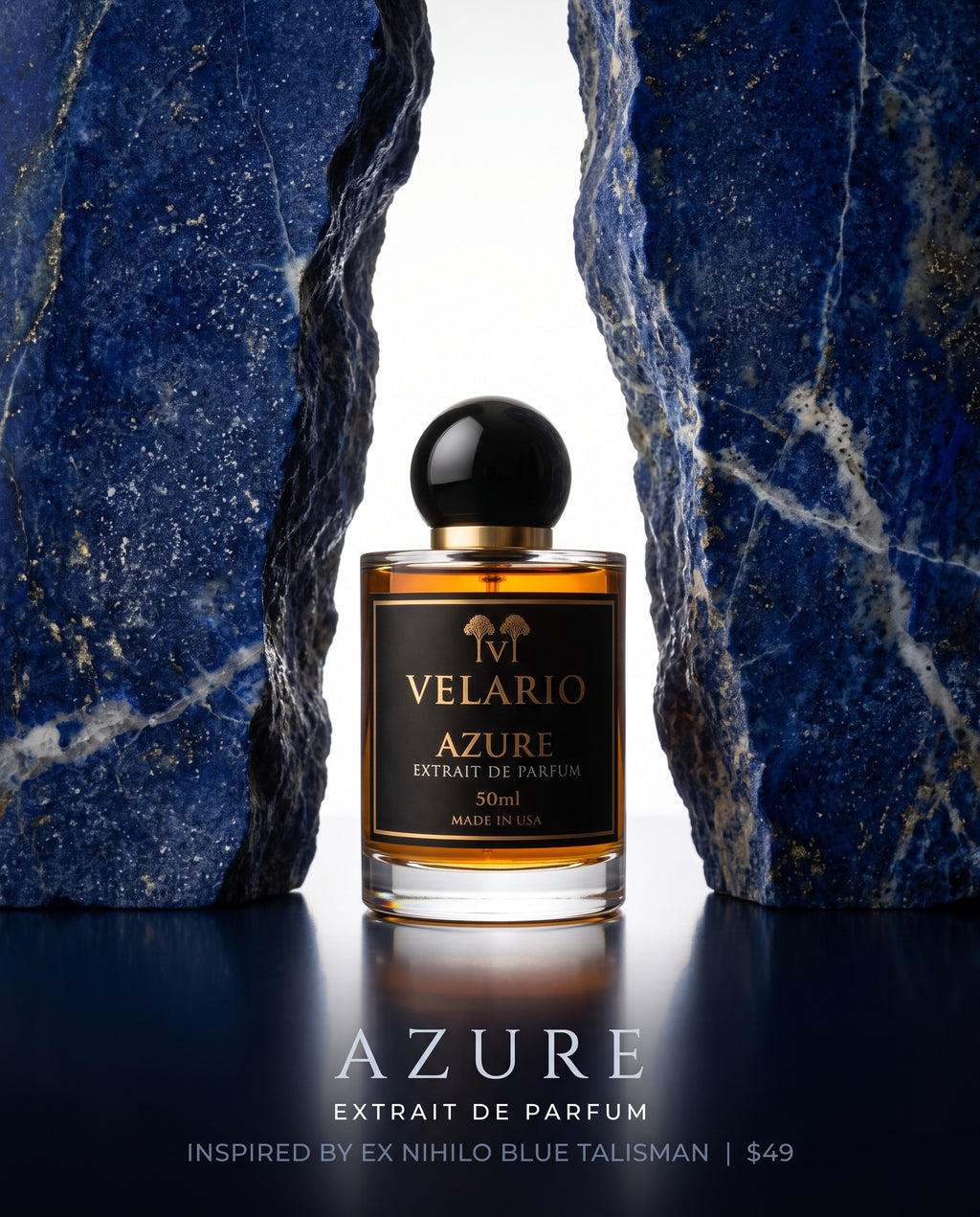 Velario Azure 50ml Extrait de Parfum, product view 2