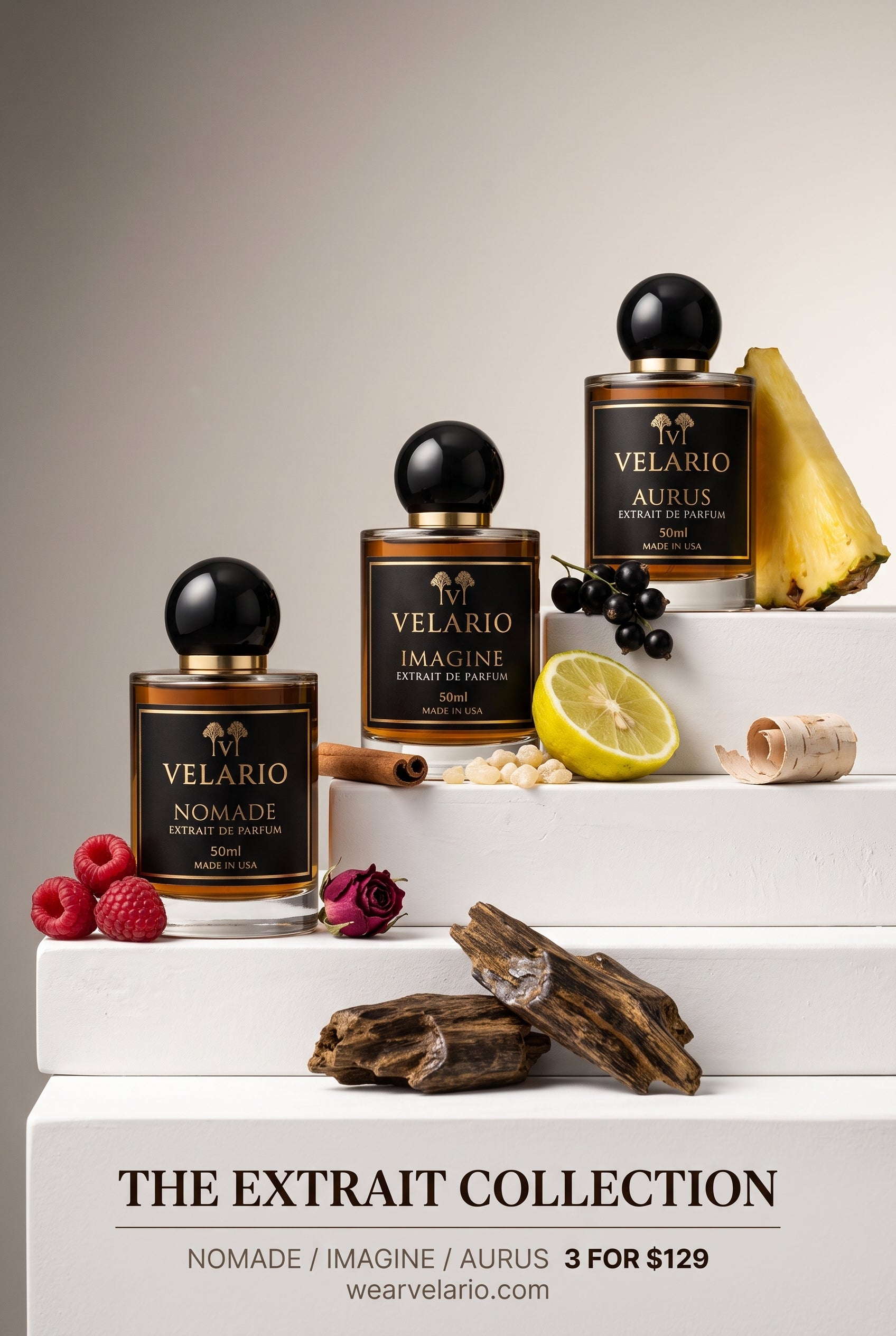 Signature Trio | 3 Fragrances for $129 – Velario Fragrances