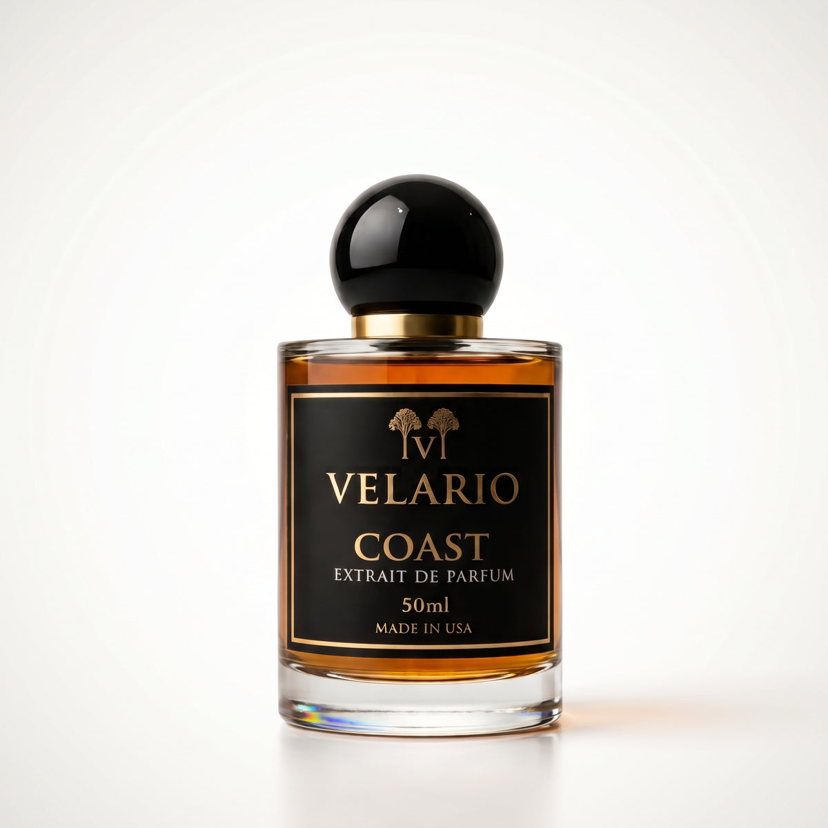 Velario Coast 50ml Extrait de Parfum bottle, clean white floral musk designer-inspired luxury fragrance