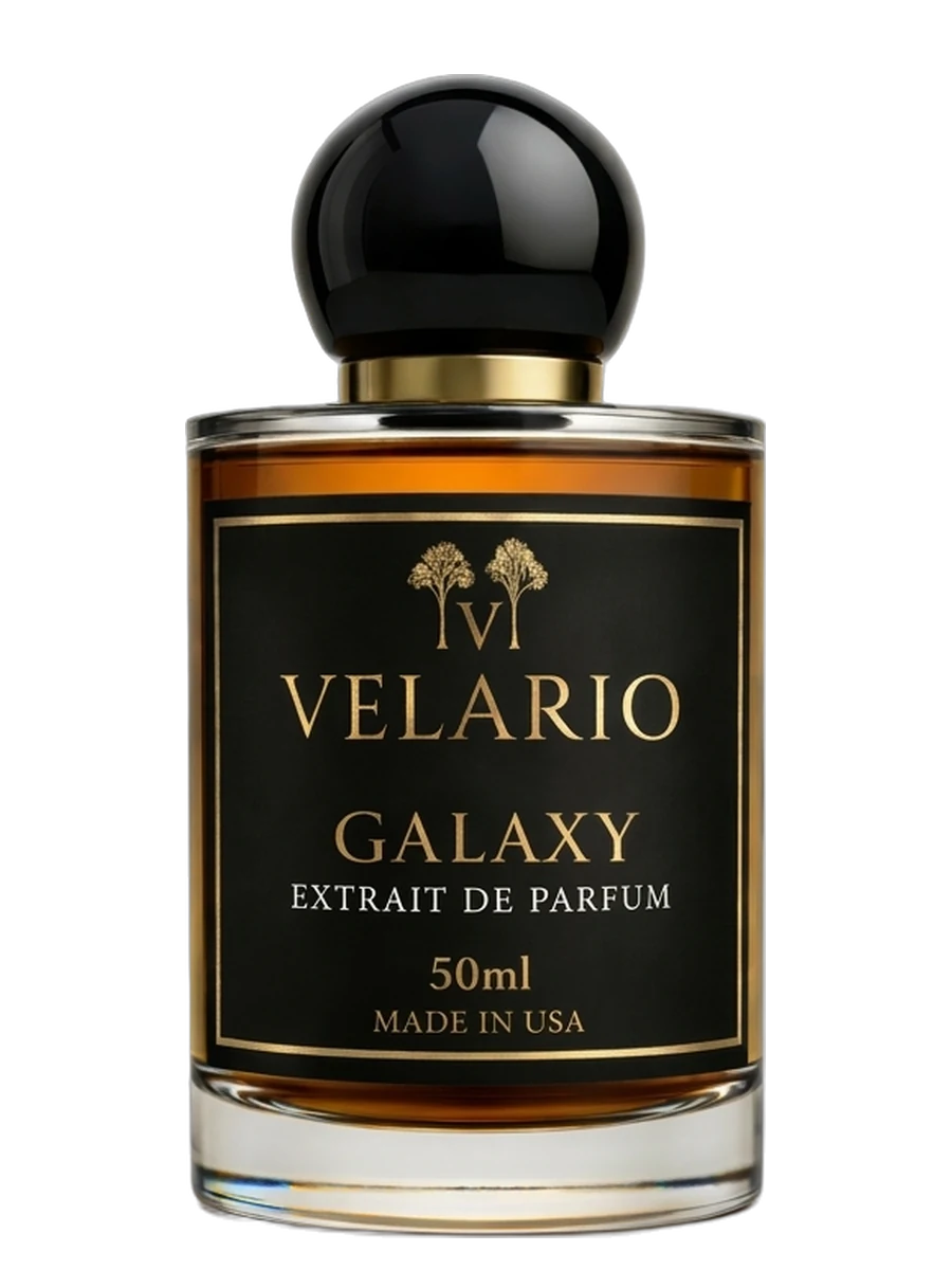Velario Galaxy 50ml Extrait de Parfum — centered bottle cutout