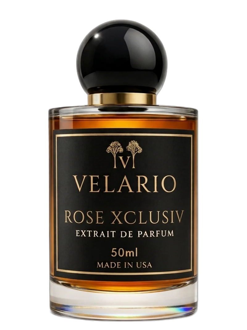 Velario Rose Xclusiv fragrance bottle