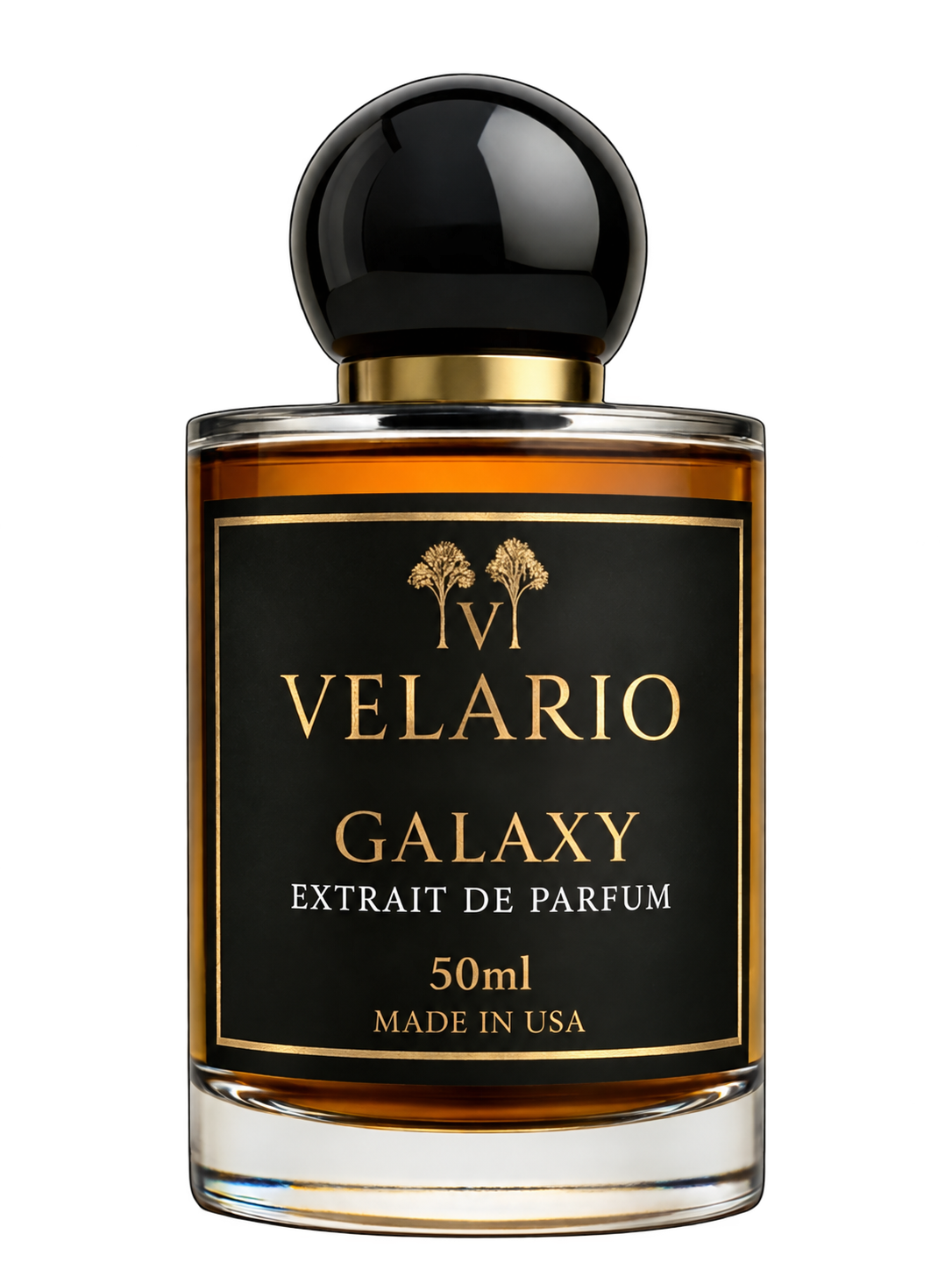 Velario Galaxy 50ml Extrait de Parfum — centered bottle cutout