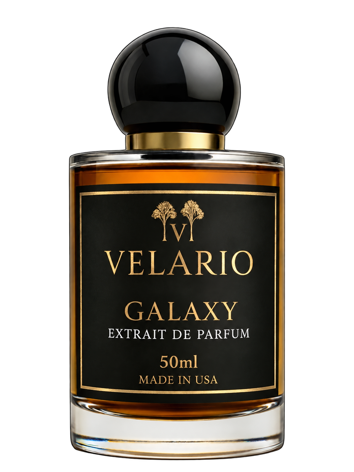 Velario Galaxy 50ml Extrait de Parfum — centered bottle cutout